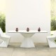 Vertex Mesa Table Vondom Blanc