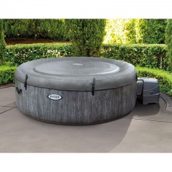 Spa Gonfiabile Intex Baltik Bubbles Luxury Grey Cérusé 4 Posti