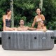 Spa Inflável Intex Baltik Bubbles Luxury Grey Cerusé 4 Lugares