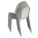 Lot de 4 chaises Vondom Brooklyn pickle