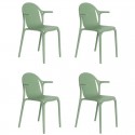 4-Sessel Vondom Brooklyn Pickle