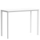 Table haute Frame Aluminium Vondom 140x60xH105 blanc