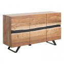 Massivholz Sideboard 148x85 Akazien- und Metallbeine KosyForm