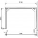 Lame orientabili bioclimatiche Pergola 11 m2 e demolitore laterale 3 m