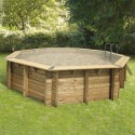 Pool Wood Ubbink Océa 510 H120cm Liner Beige sand