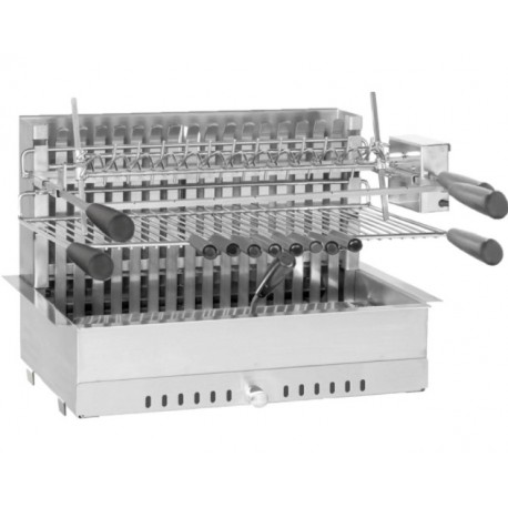 Grill a Poser Forge Adour inox con Tournebrooch