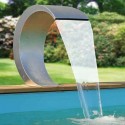 Pool waterfall Mamba stainless steel 316 L