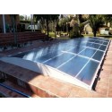 Abri de Piscine plat Abrisol Tapia Amovible 1060x440