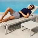 Set mit 4 Sonnenliegen Spritz Vondom Sonnenbaden