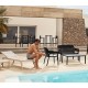 Set van 4 Ligstoelen Spritz Vondom zonnebaden