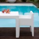  Jut Mesa 90 Table high Vondom grey