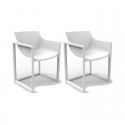 Conjunto de 2 sillones wall street Vondom White