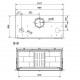 Insert à Bois Ferlux Taurus 100 Panoramique 16 kW