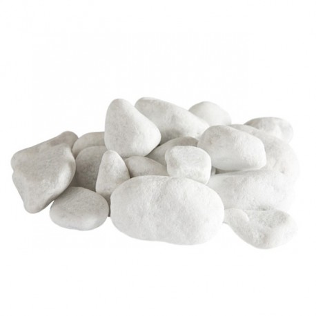 Galets Design Blanc de sable (Lot de 10)