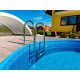 Piscina ovalada Ibiza Azuro 900x500 H150 liner azul