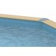 Piscina Legno Sunwater 550x300 H140cm Fodera Blu Ubbink