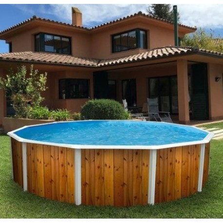 Piscina acima do solo TOI Veta oval 550x366xH120 com kit completo