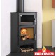 Bronpi Lerma 9kW wood corner stove with oven