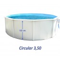 Above ground pool TOI Magnum round 350xH132 Compact White