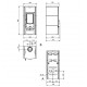 Stein Holzofen Nordica Extraflame Asia BII 4.0 7kW Vulcan