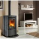 Poêle à bois Nordica Extraflame Ester BII 9.4kW pierre Naturelle