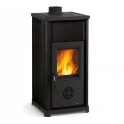 Houtkachel Nordica Extraflame Thee 6.6kW zwart Antraciet