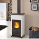 Fogão a lenha Nordica Extraflame Tea 6.6kW branco