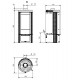 Ronde houtkachel Nordica Extraflame Marlena 7.5kW gietijzer