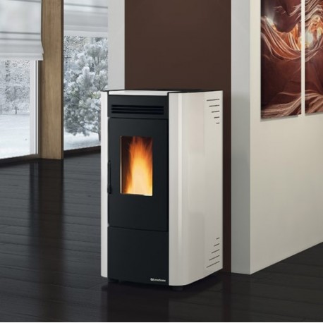 Belüfteter Pelletofen La Nordica Extraflame Ketty Evo 2.0 7kW Weiß