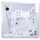 Square NetSpa Wave 5 seater acrylic spa