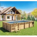 Piscina urbana Procopi XL madera 650 x 350