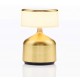 Luminaire de Table Imagilights Led Demoiselle Small Cylindre Sable Gold