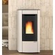 Fogão a pellets ventilado La Nordica Extraflame Sabry Prestige Line 7kW Ivory