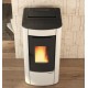 Geventileerde pelletkachel La Nordica Extraflame Sabry Prestige Line 7kW Ivoor