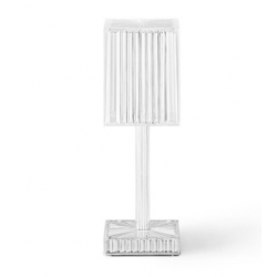 Gatsby Prisma Cristal Vondom Lampada a Led con Batteria