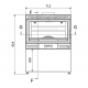 Poêle à Bois Ferlux Afar en Fonte avec Bûcher 15.9 kW