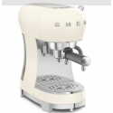 Smeg Cafetera Espresso Años 50 Crema Cromo