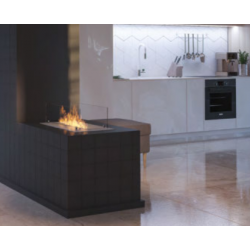 Infire 1L Insert 600 Bioethanol Burner with 2 Glass Units