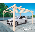 Carport en bois pour voitures 5x3m Badajoz 15m2 Maderland