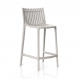 Set of 4 Ibiza Counter High Stools white Vondom