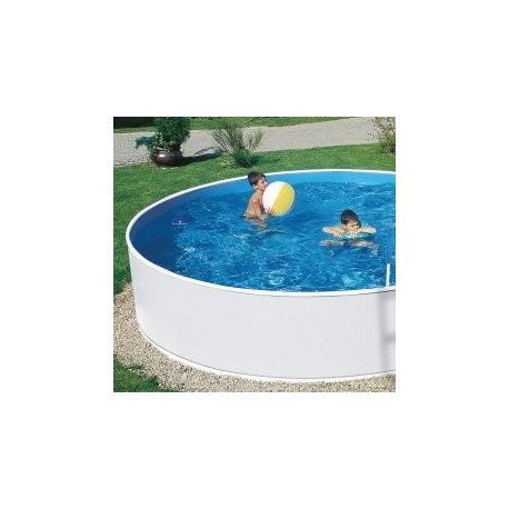 Piscina oval Azuro 5.5x3.7x1.2 Independente ou Inground White