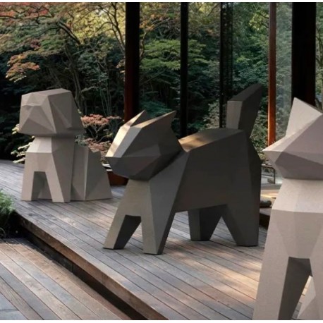 Statua Design Gattino Koneko Origami Vondom