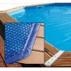 Ubbink Copertura a bolle per piscina 350x650 rettangolo