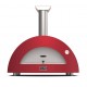 Moderno 2 Alfa Forni Pizzaofen aus antikem rotem Holz