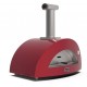 Moderno 2 Alfa Forni Pizzaofen aus antikem rotem Holz