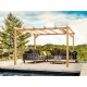 Linares freistehende Pergola aus Holz 5x3m 15m2