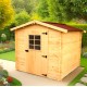 Alpina Garden Shed Solid Wood Habrita 4 m2 Log 20mm