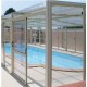 Abri sol Columbrette Cobertura Alta para Piscina Fixa Varanda 10x5m