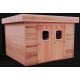 Gartenhaus aus Holz Dinan 3,4x3,4 Habrita 11,5m2