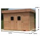 Gartenhaus aus Holz Dinan 3,4x3,4 Habrita 11,5m2